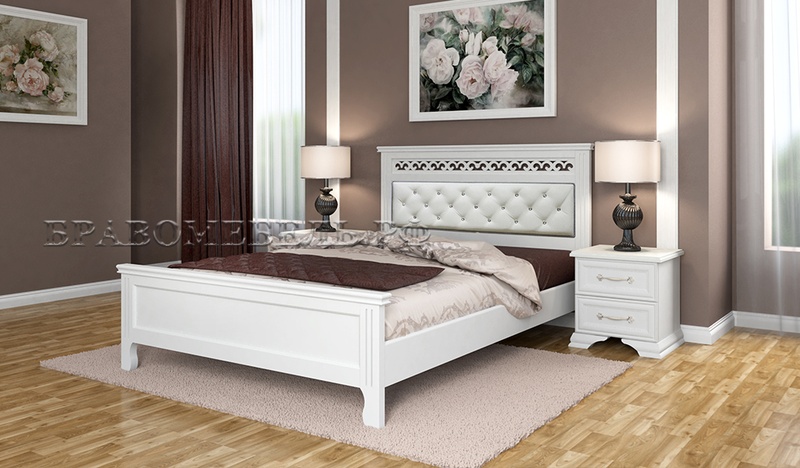 Кровать деревянная Грация