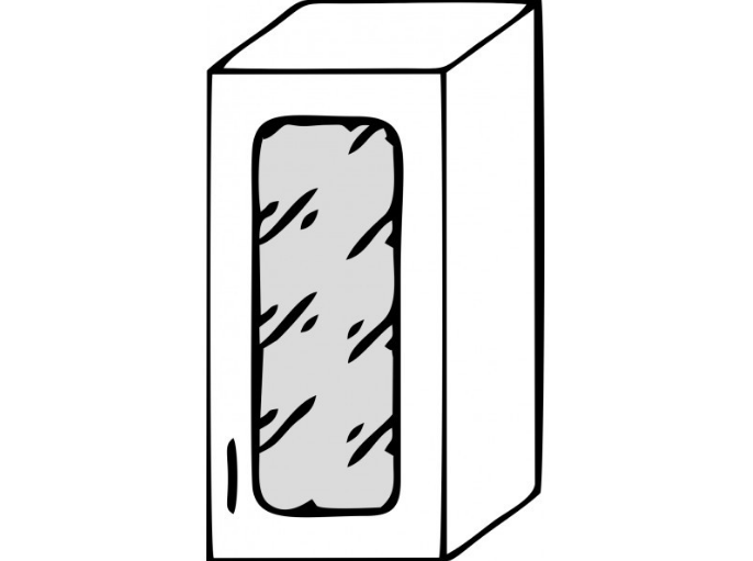 Шкаф навесной ВС400 кухня Агава